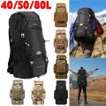 40/50/80L Large Capacity Folding Backpack Waterproof Tactical Backpack For Man Climbing Backpack Outdoor Camping Equipment. 