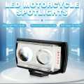 Universal LED External Projector Motorcycle Headlight. 