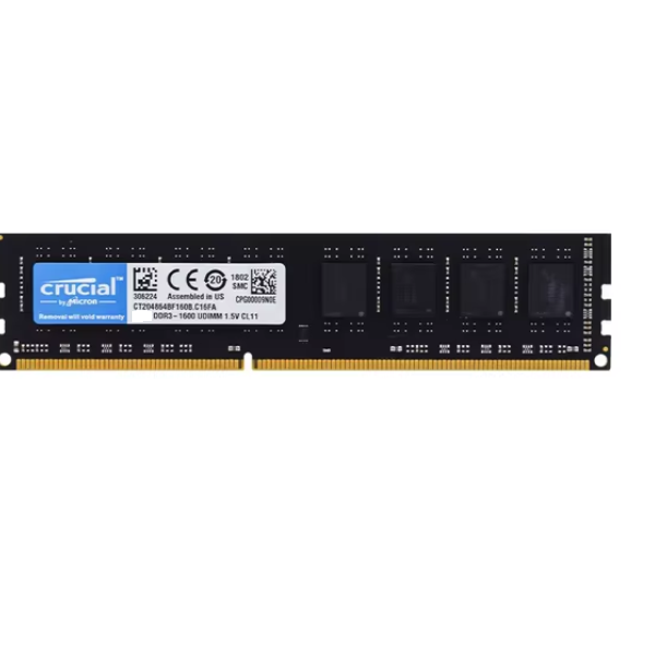 Crucial 8GB DDR3 1600MHz Desktop RAM