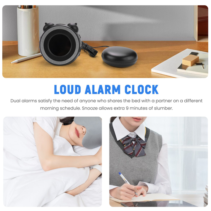SRIWEN%20Loud%20Dual%20Alarm%20Clock%20with%20Bed%20Shaker,%20Vibrating%20Alarm%20Clock%20for%20Heavy%20Sleepers%20or%20Hearing%20Impaired,%20USB%20Charging%20Port%20-%20Image%207