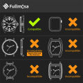 Rubber 20mm Watch Band 22mm Watch Band Silicone No Gaps Strap for Samsung Galaxy Watch 46mm Huawei Watch GT4 46mm Amazif Garmin. 