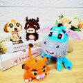 1856Pcs+ Cartoon Nano Blocks Lion Timon Pumbaa Figures Diamond 3D Model Micro Building Blocks for Adults Mini Bricks Mini Block Superman.