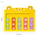 Slide Puzzle Color Shape Busy Board Wooden Puzzle for Toddlers Slide Puzzle. 