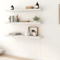 White Floating Shelf Set of 1/2/3,Wall Hanging Shelf,Home Decoration Shelf,Storage Shelves Display Racks Home Decor Wall shelve for Living Room, Office Shelves, Book Shelf Size:19x6 inch. 