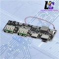 GETBSTOOP QC4.0 QC3.0 LED Dual USB 5V 4.5A 22.5W Micro/Type-C USB Mobile Power Bank DIY Mobile Power Bank Circuit Board Fast Charging Mobile Power Module Temperature/Circuit Protection. 