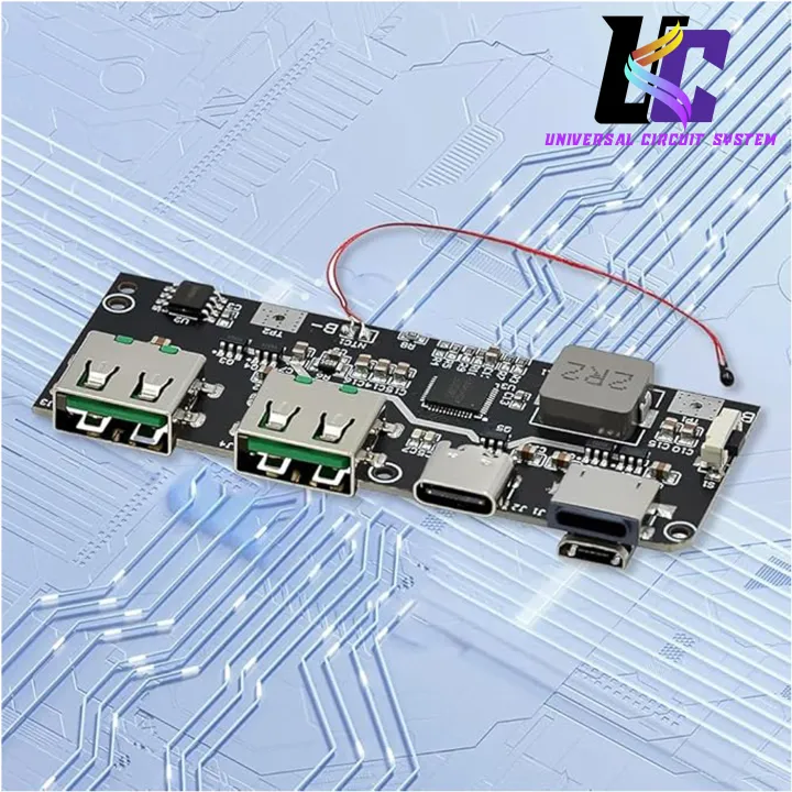 GETBSTOOP%20QC4.0%20QC3.0%20LED%20Dual%20USB%205V%204.5A%2022.5W%20Micro/Type-C%20USB%20Mobile%20Power%20Bank%20DIY%20Mobile%20Power%20Bank%20Circuit%20Board%20Fast%20Charging%20Mobile%20Power%20Module%20Temperature/Circuit%20Protection%20-%20Image%205