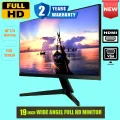 New Wide HD Monitor 19inch LED HDMI VGA HD Clear View Monitor.