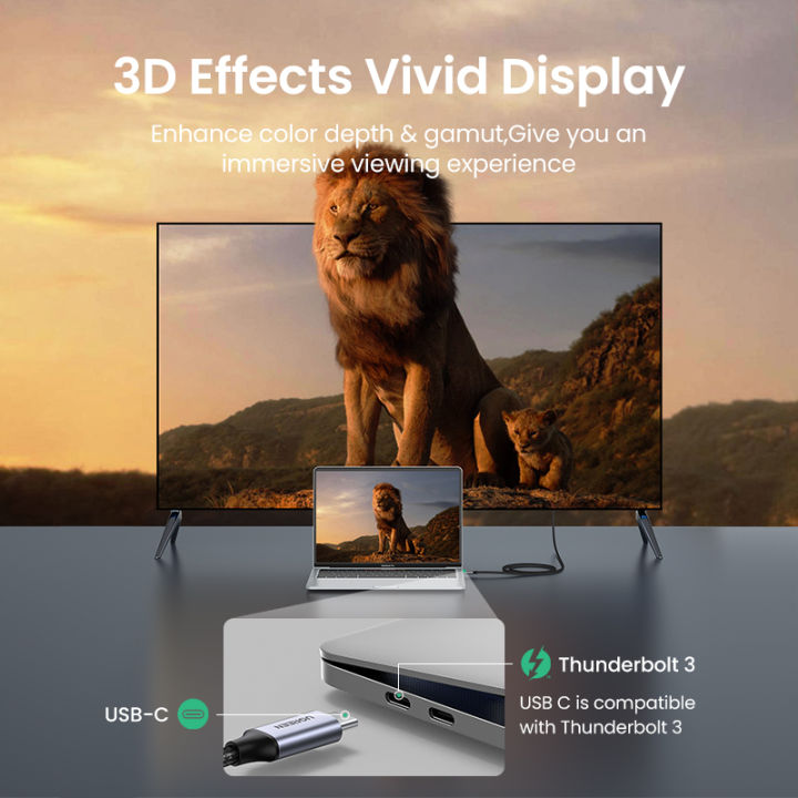 UGREEN%20USB%20C%20HDMI%20Cable%20Type%20C%20to%20HDMI%204K%20for%20iPhone%2015%20TV%20Converter%20MacBook%20Air%20iPad%20Samsung%20Pixelbook%20XPS%20USB%20C%20HDMI%20Adapter%20-%20Image%202