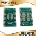【Daily Necessities For Anyone Store】10PCS TSSOP28 SSOP28 to DIP28 Transfer Board Board Pitch Adapter. 