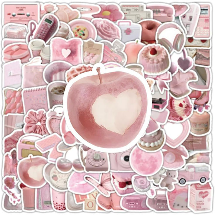 50/100PCS%20Simple%20Cute%20Pink%20Sweety%20Girl%20Style%20Graffiti%20Stickers%20for%20Bicycle%20Hand%20Account%20Pencil%20Case%20Decals%20-%20Image%207