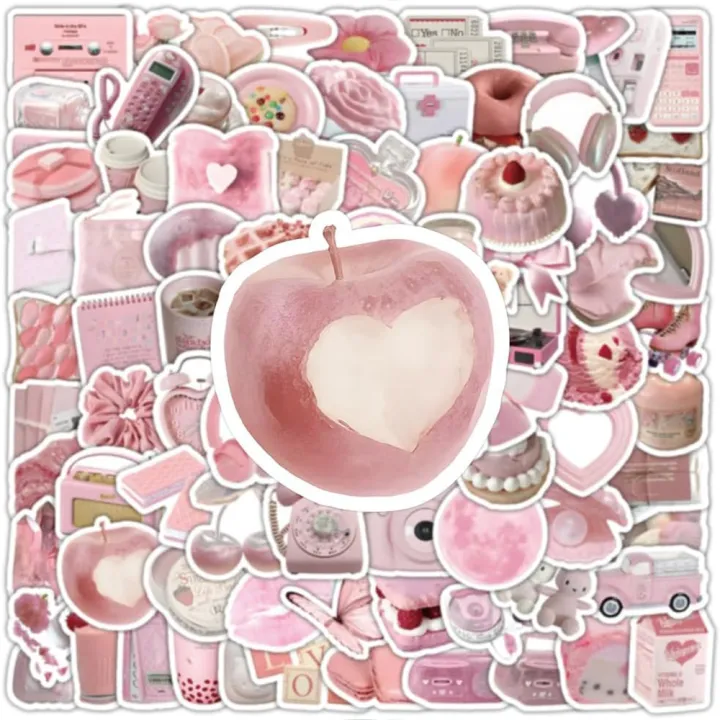 50/100PCS%20Simple%20Cute%20Pink%20Sweety%20Girl%20Style%20Graffiti%20Stickers%20for%20Bicycle%20Hand%20Account%20Pencil%20Case%20Decals%20-%20Image%207