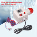 KOGEEK Water Level Indicator Alarm Water Level Alarm Sensor Waterline Indicating Alarm Low or High Water Level Sensor Alarm with Silencer Switch.