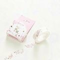 New Beautiful cherry blossom Gilding Washi Tape Adhesive Tape DIY Scrapbooking Sticker Label Masking Tape. 