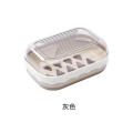 Creative Soap box Easy to clean Split With cover Drain soap box Portable Plastic Laundry soap holder for Bathroom Kitchen Travel Camping Home organization.