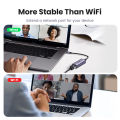 UGREEN USB C to Ethernet Adapter RJ45 to Thunderbolt 3 Type C Gigabit Network LAN Converter 10 100 1000Mbps for MacBook Pro Air, iPad Pro, Galaxy S20 S10 S9, XPS 13 15, Surface Book 2 Go, Chromebook Network Card USB Ethernet.