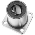Flange Linear Motion Bushing Ball Bearing 16mmx28mmx37mm ( 2 Pcs).