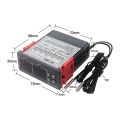 2X STC-3008 Dual Digital Incubator Thermostat Display Temperature Controller 12V. 