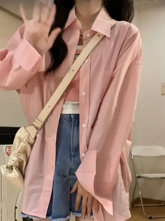 Mint%20Green%20Sun%20Protection%20Shirt%20Women's%20Summer%20New%20Korean%20Style%20Lazy%20Style%20Thin%20Loose%20Shirt%20Mid-Length%20Coat%20-%20Image%204