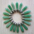 Fashion good quality mix natural stone pillar charm pendants 10x32mm for jewelry making 20pcs/lot wholesale.