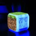 Minecraft, Minecraft, Games, Anime, Peripherals, Glow, Silence, Alarm Clock, MC, Student, Kids, Bedside Clock. 