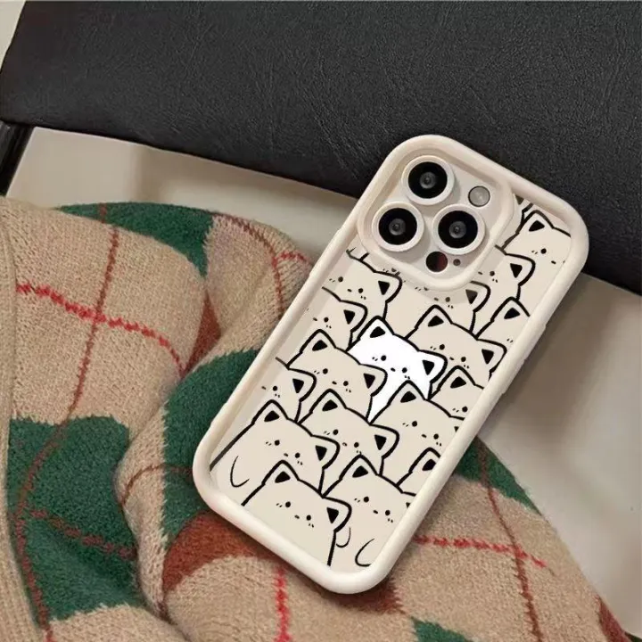 Cellphone%20Case%20For%20OPPO%20A16%20A38%20A16K%20A17%20A53%20A54%20A55%20A58%20A72%20A74%20A36%20A78%204G%20A54S%20A32%20A96%20F19S%20RENO%206%20Lite%20Phone%20Casing%20Cartoon%20Matte%20Popular%20Angel%20Eyes%20Couple%20Cute%20Bear%20Back%20Cover%20Shockproof%20Camera%20Protective%20Anti-falling%20TPU%20Soft%20-%20Image%203