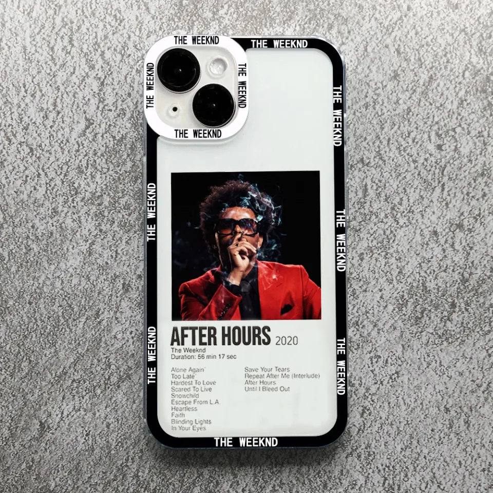 The Weeknd Minimalist Poster Phone Case for iPhone 11 12 13 14 Pro