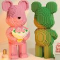 Compatible with LEGO tandem granules violent bear bricks 55cm extra large building toy boy and girl birthday gift.