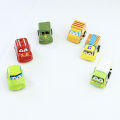 6Pcs Cartoon Pull Back Diecast Car Truck Model Kids Toddlers Toy Party Favors. 