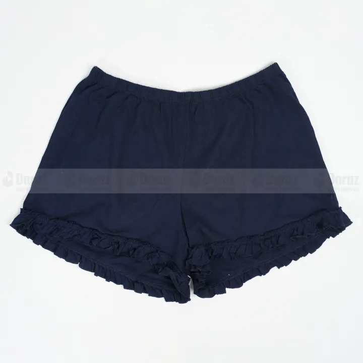 Ladies'%20Cotton%20Stretchable%20Shorts%20with%20Elastic%20Waist%20-%20Summer%20Comfort%20Fit%20-%20Image%207