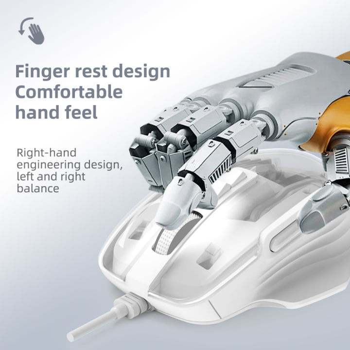 Ninja%20transparent%20wired%20gaming%20mouse%20with%204%20levels%20of%20DPI%20sensitivity,%20high%20sensitivity,%20cool%20gaming%20lights%20and%20multiple%20function%20keys%20-%20Image%204