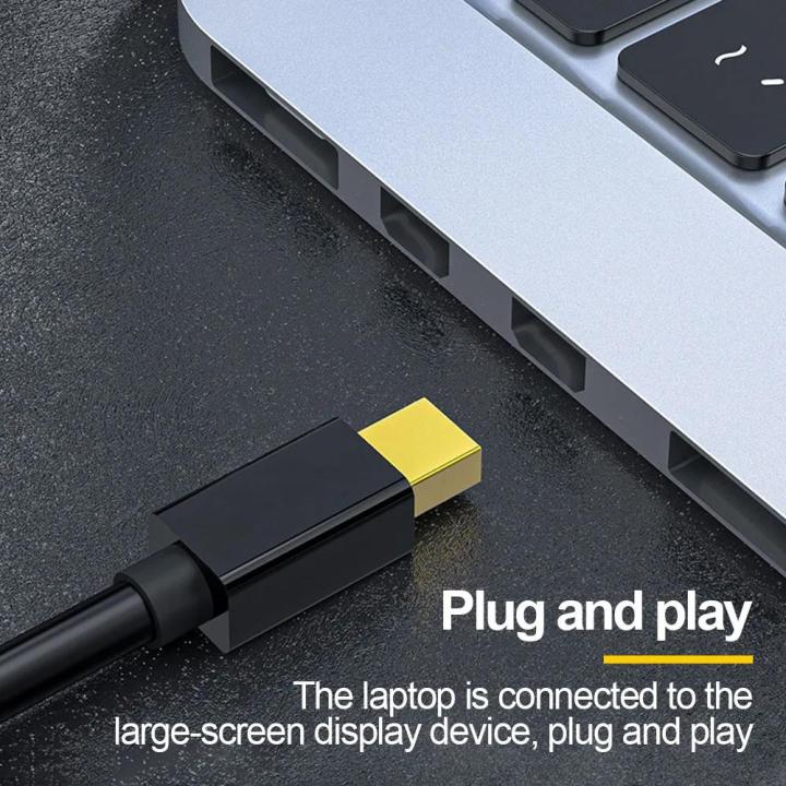 Adapter%20RT%20to%20HD%20playPo%20cable%204K%203MI%20compatible%20electric%20Mini%20DP%20to%20HD0Hz%20Mini%20Dis%20port%20video%20audio%20for%20PC,%20HDTV,%20projector,%20laptop%20-%20Image%202