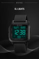 SKMEI 1894 Square Sports Waterproof Multifunctional Luminous Watch.