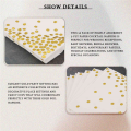Gold Dot Cocktail Napkins (50 Pack)3-Ply Paper Napkins with Gold Foil Polka Dots Perfect for Birthday Party, Baby Shower, Bridal Shower, Holiday Celebration & Wedding.