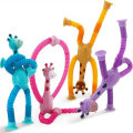 Suction Cup Stickbot Toys Sticky Robbot Toys For Boys Stick Bot Funny Deformable Action Figure Sucker Toys Kids Child Toy. 