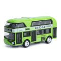 2X Double- Bus London Bus Design Toys Sightseeing Bus Vehicles Urban Transport Vehicles Commuter Vehicles,Green. 