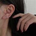 1PC Hollow Heart Shape Ear Cuff No Piercing Vintage Clip Earrings. 