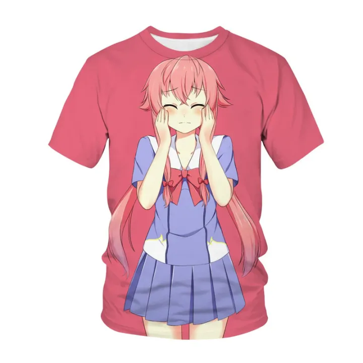 Mirai%20Nikki%203D%20Print%20The%20Future%20Diary%20Streetwear%20Men%20Women%20Fashion%20Oversized%20Anime%20Girl%20Hip%20Hop%20Tees%20Tops%20Unisex%20T%20Shirt%20-%20Image%205