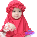 HIJAB FOR YOUR ADORABLE DAUGHTER. DUBAI CHERRY CLOTH, FOR 1 YEARS TO 10 YEARS KIDS, MUSLIM KIDS' HIJAB.. 