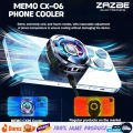 Gaming Cooler Memo CX06 Magnetic Phone Cooler-15W Phone Cooler Freeze Semiconductor Cooling Fan Radiator Gaming Cooler Phone Cooler.