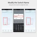 WiFi Smart 1/2 Way Light LED Dimmer Switch Module Smart Life/Tuya APP Remote Control Switchgear Module for Home Easy Install Easy to Use. 