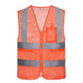 Reflective vests road traffic construction, night light for construction sites, volunteer safety protection vest, illuminated clothing.