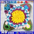 Portable Feeding Mat Interactive Eco-Friendly Non-Slip Snuffle Mat Machine-Washable Puzzle for Indoor Use Pet Owner Training. 