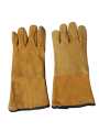 Leather Safety Gloves for Welding and High Temperature Wear-Resistance, Hot Insulation Section, Fire Line, Electric Welding Gloves. 1 pair.....
