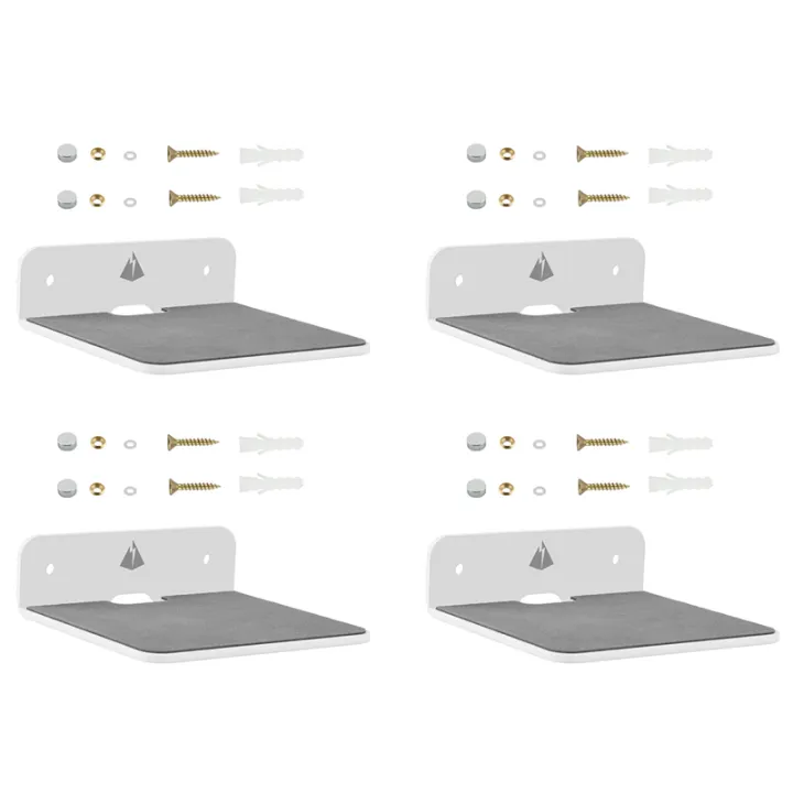4X%20Wall%20Shelf%20Speaker%20Stand,%20Small%20Wall%20Shelf%20Speaker%20Mount%20for%20Bluetooth%20Speaker,%20Cell%20Phones,(White)%20-%20Image%202