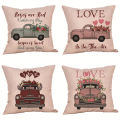 Cross-border new square pillow LOVE couple pillow home sofa hanging basket pillow car pillow cushion spot. 