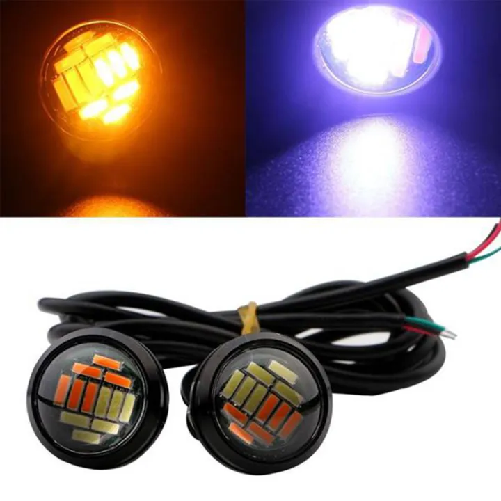 NCANRUI%2010%20Pcs%2012V%2023Mm%20Dual%20Color%20Switchback%204014%20Smd%2012%20Led%20Drl%20Eagle%20Eye%20Daytime%20Light%20Car%20Motor%20Turn%20Lights%20-%20Image%208