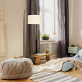 GC Dimmable Floor Lamp With Remote Control, 3 Modes Adjustable Brightness, LED Arc Standing Lamp, Magnet Floor Lamps For Living Room, Dining, Study Rooms. 