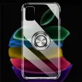 Casinglee For Realme 7 Pro Soft Case Clear Transparent Airbag Protector Shockproof Car Magnetic Holder Ring Phone Cover Realme7 Pro Phone case. 
