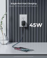 VOLTME GaN 45W USB C Charger Type C Wall Charger PD Super Fast Charging For Samsung Galaxy S23 Ultra Quick Charge For iPhone 15 Superman.