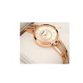 Rose Gold Tone Analog Watch Quartz Bracelets Watchs For Women. 